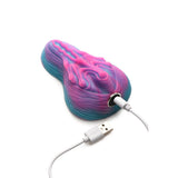 Creature Cocks Vulvaron Vibrating Silicone Grinder Pink Blue