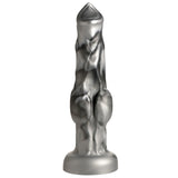 Creature Cocks Night Prowler Silicone Dildo Silver Large