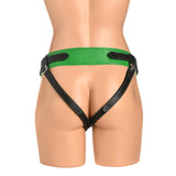 Creature Cocks Horny Play Strap-On Harness Green Black