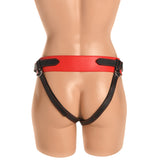 Creature Cocks Horny Devil Strap-On Harness Red Black