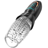 Amovibe Dragon Pro Rotating & Thrusting Male Masturbator Black Clear