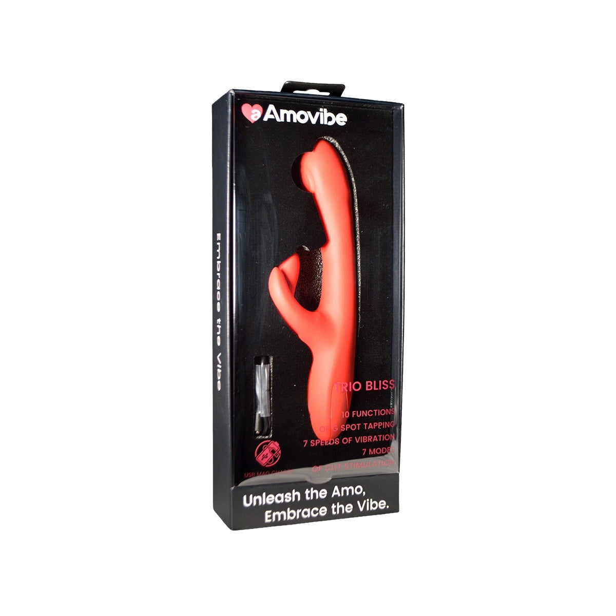 Amovibe Trio Bliss G-Spot Vibrator Red