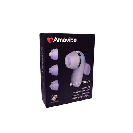 Amovibe The Butterfly Finger Clitoral Vibrator Lilac