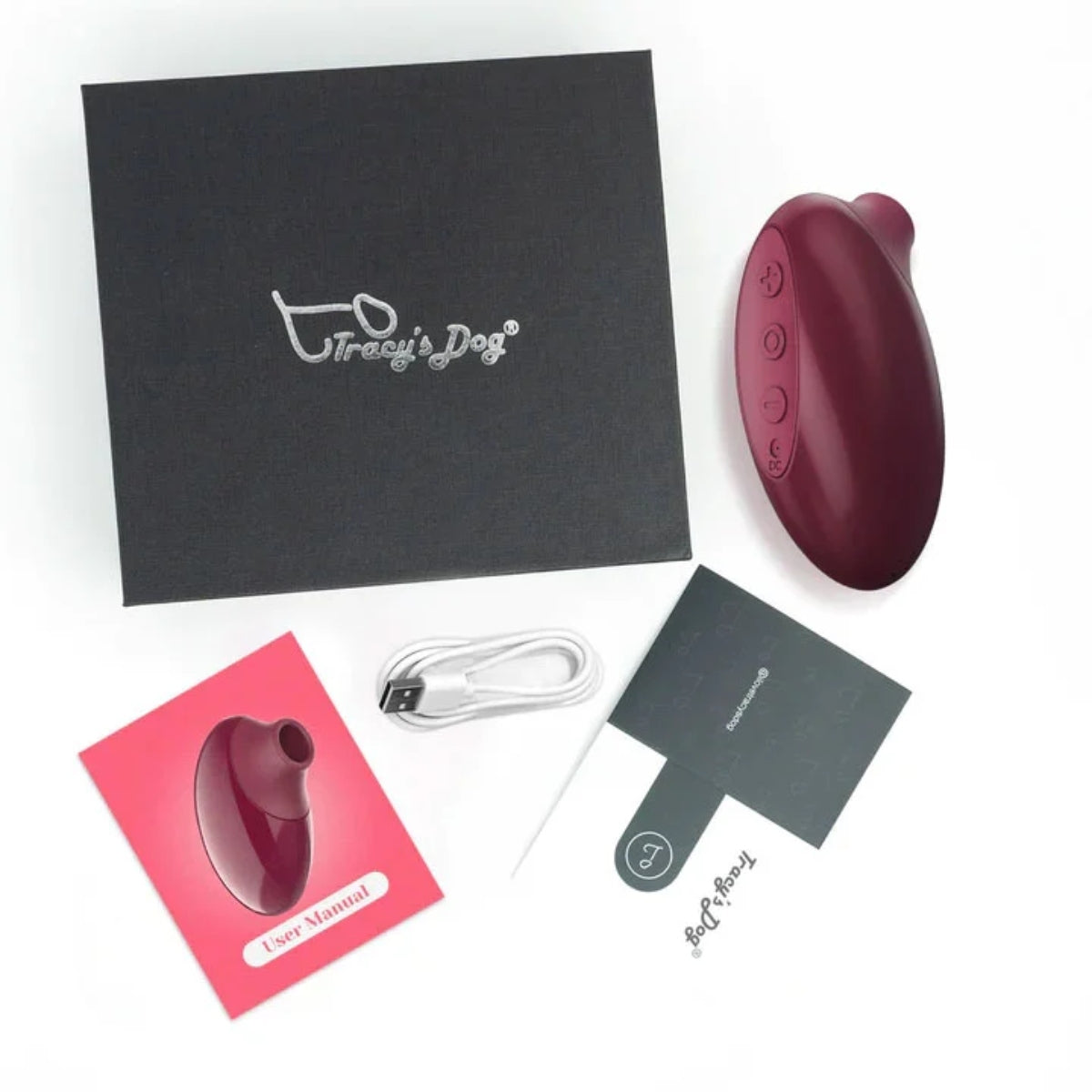 Tracy's Dog Flamingo Mini Sucking Vibrator Red