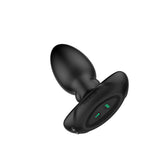 Nexus Beat Thumping & Vibrating Rechargeable Butt Plug Black