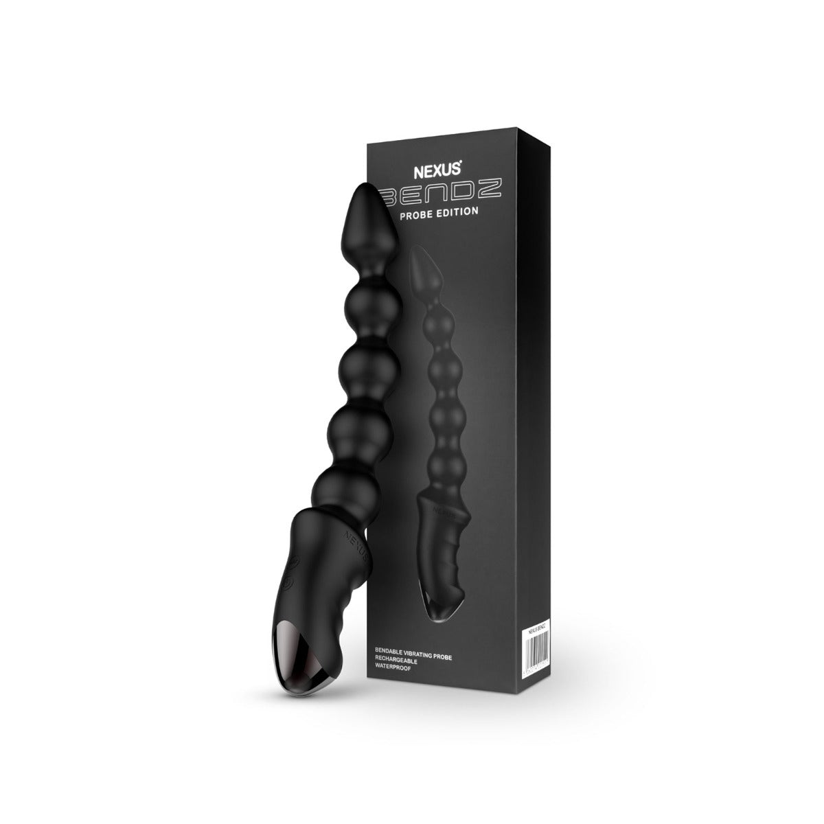 Nexus Bendz Probe Edition Rechargeable Bendable Vibrator Black