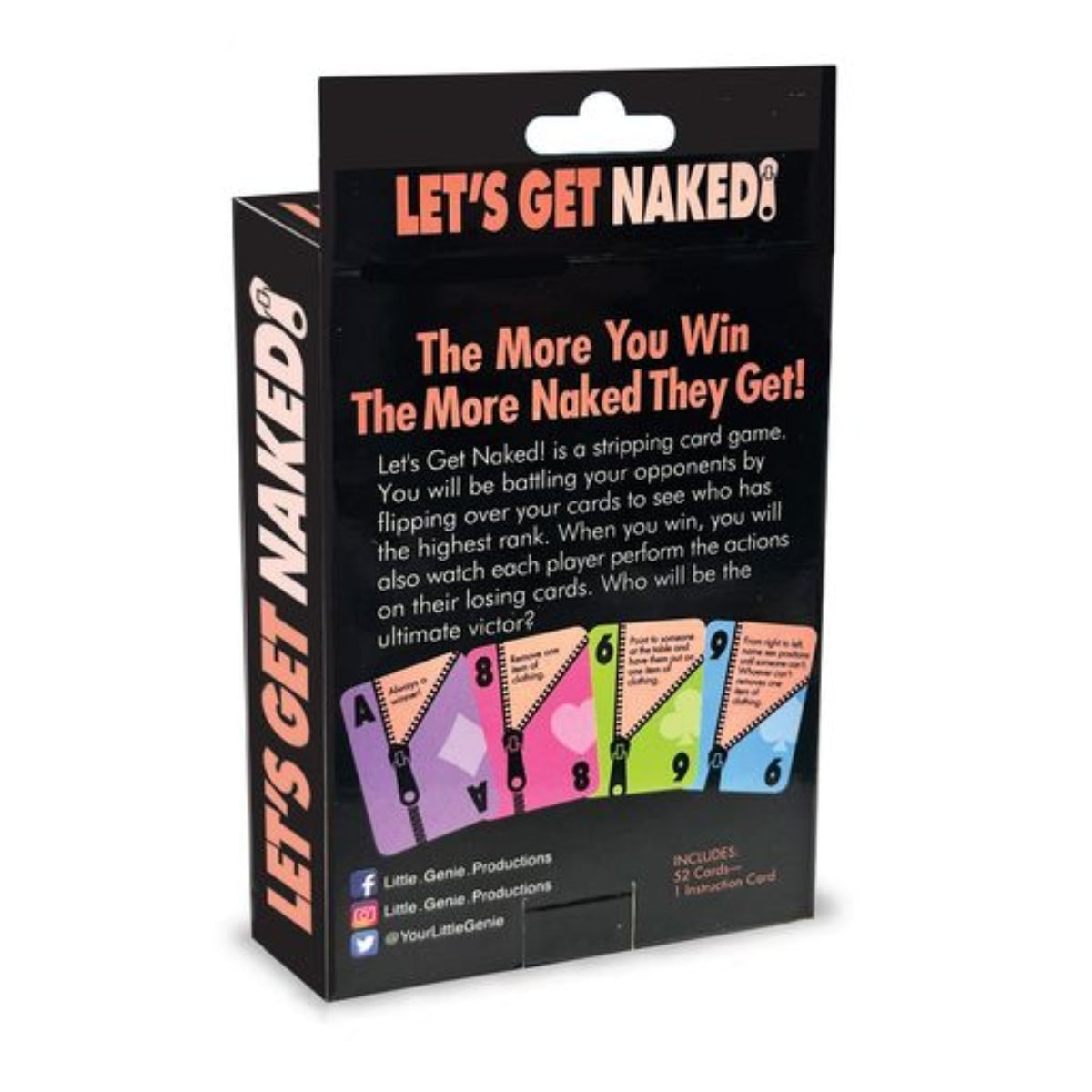 Little Genie Let's Get Naked Card Game