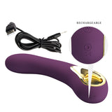 Pretty Love Ethan Rechargeable Curved Vibrator Purple