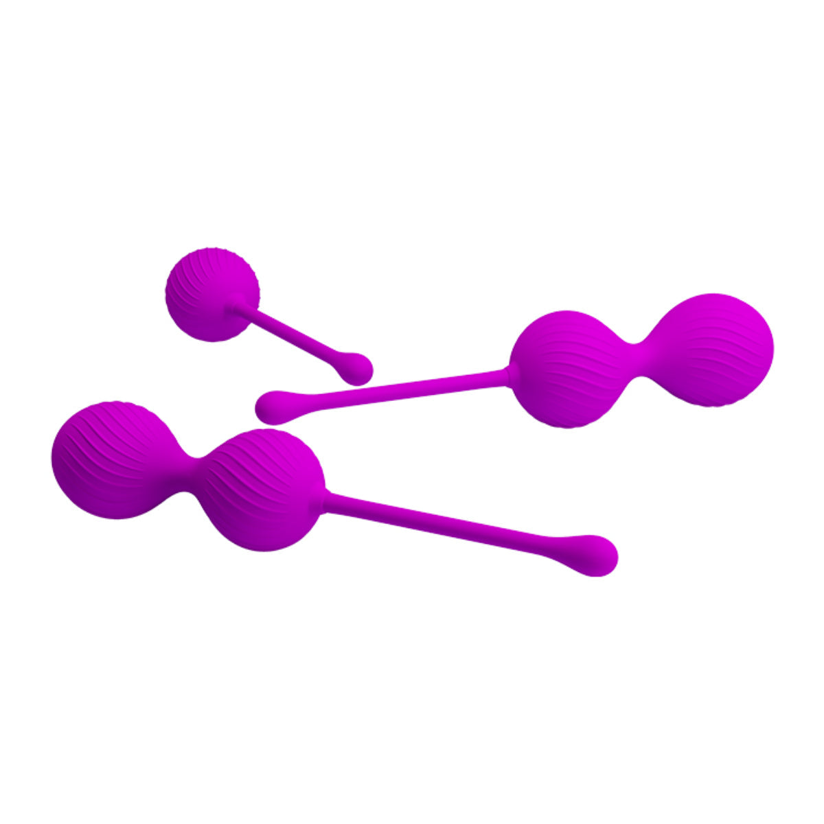 Pretty Love Kegel Ball 3 Piece Training Set Purple