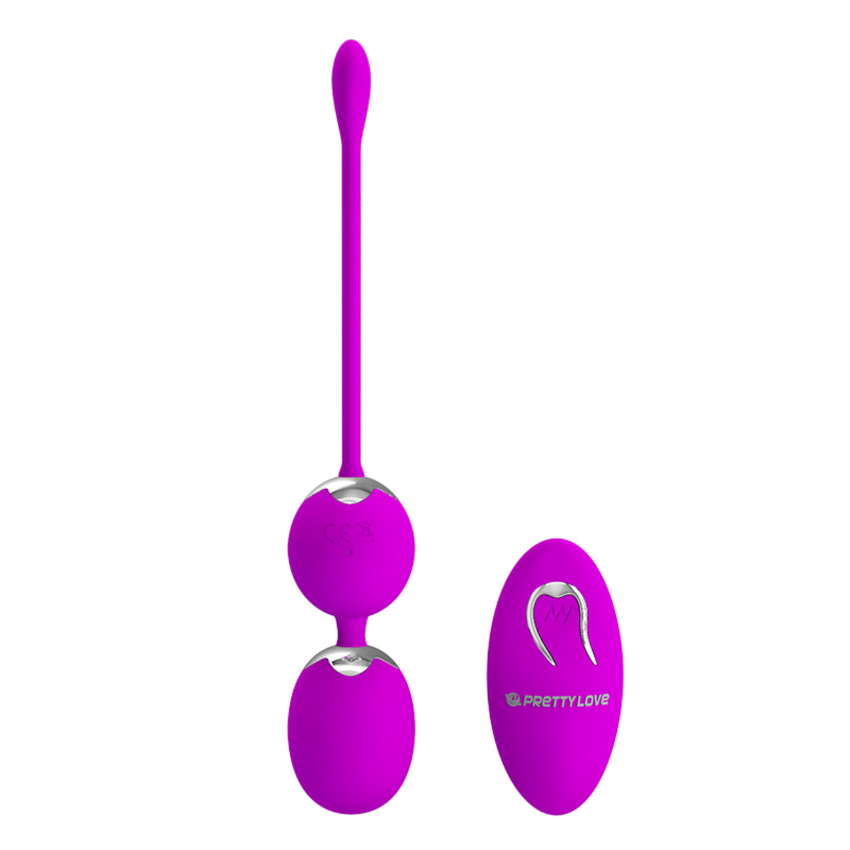 Pretty Love Willie Remote Control Vibrating Kegel Ball Purple