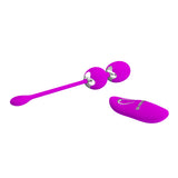 Pretty Love Willie Remote Control Vibrating Kegel Ball Purple