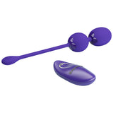 Pretty Love Willie Youth Rechargeable Remote Control Kegel Balls Purple