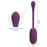 Pretty Love Doreen Egg Vibrator With Electro Shock Purple