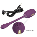 Pretty Love Doreen Egg Vibrator With Electro Shock Purple