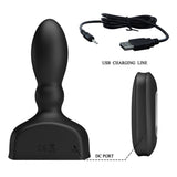 Pretty Love Mr Play Inflatable Anal Plug Black