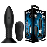Pretty Love Mr Play Rotating Beads Remote Control Butt Plug Black