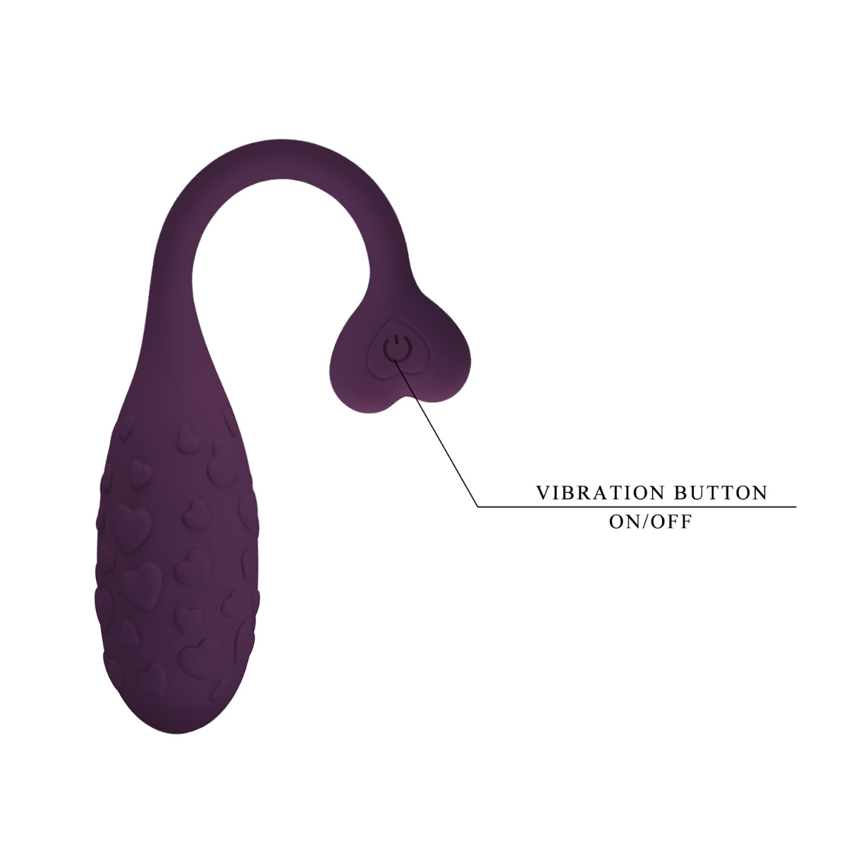 Pretty Love Fisherman Vibrating Egg Purple