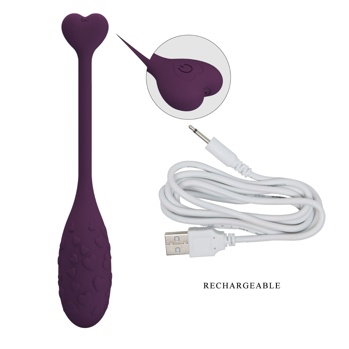 Pretty Love Fisherman Vibrating Egg Purple