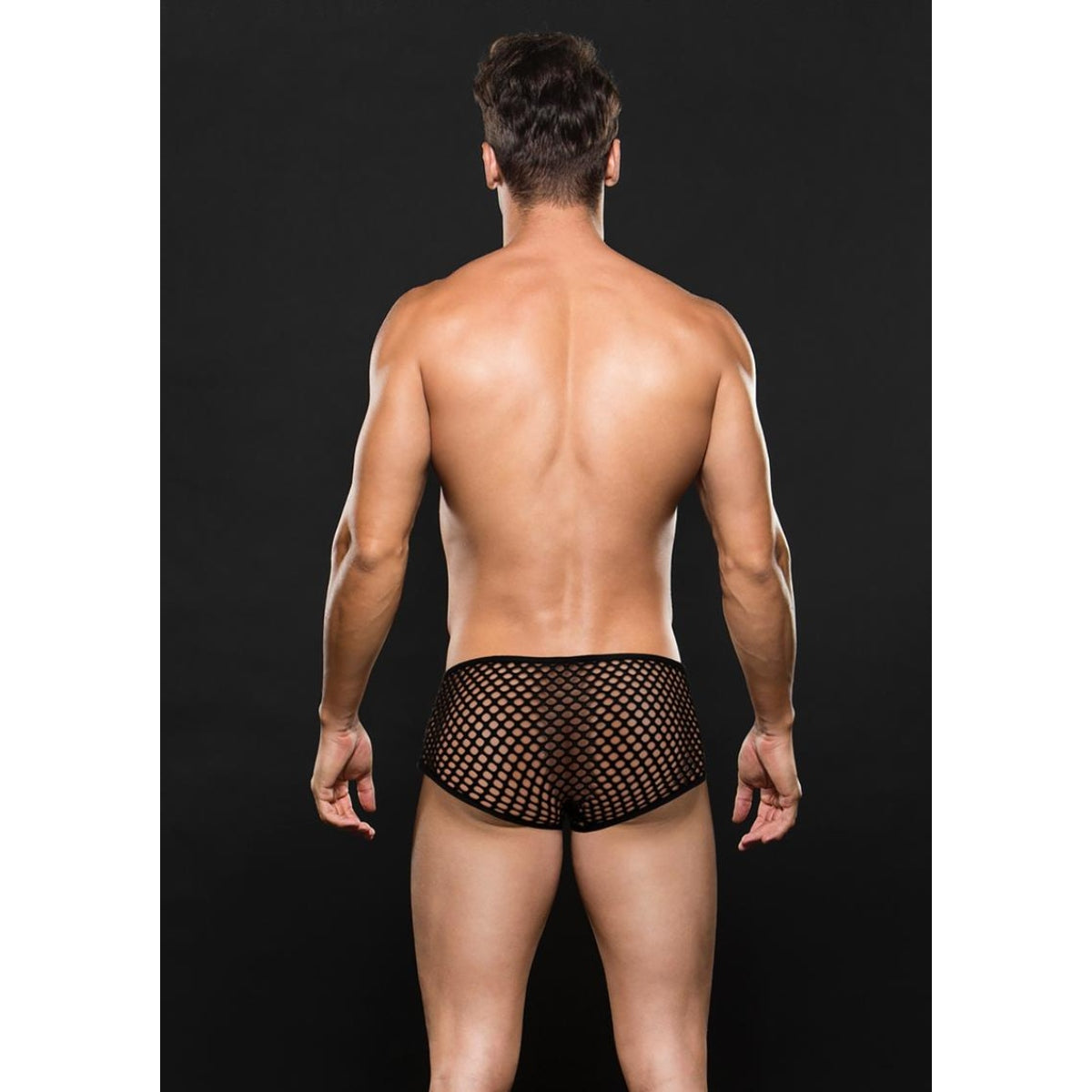 Envy Modern Fishnet Trunk Black