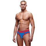 Envy Solid Jock Strap Blue Red