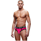 Envy Solid Jock Strap Pink Black