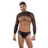 Envy Untamed 2 Piece Crop Top & Brief Set Black One Size