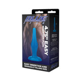 Blue Line Easy Insertion Anal Plug Blue 4.75 Inch - Simply Pleasure