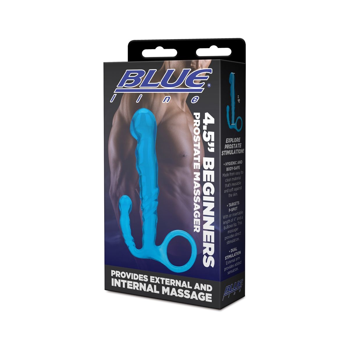 Blue Line Beginners Prostate Massager Blue 4.5 Inch - Simply Pleasure