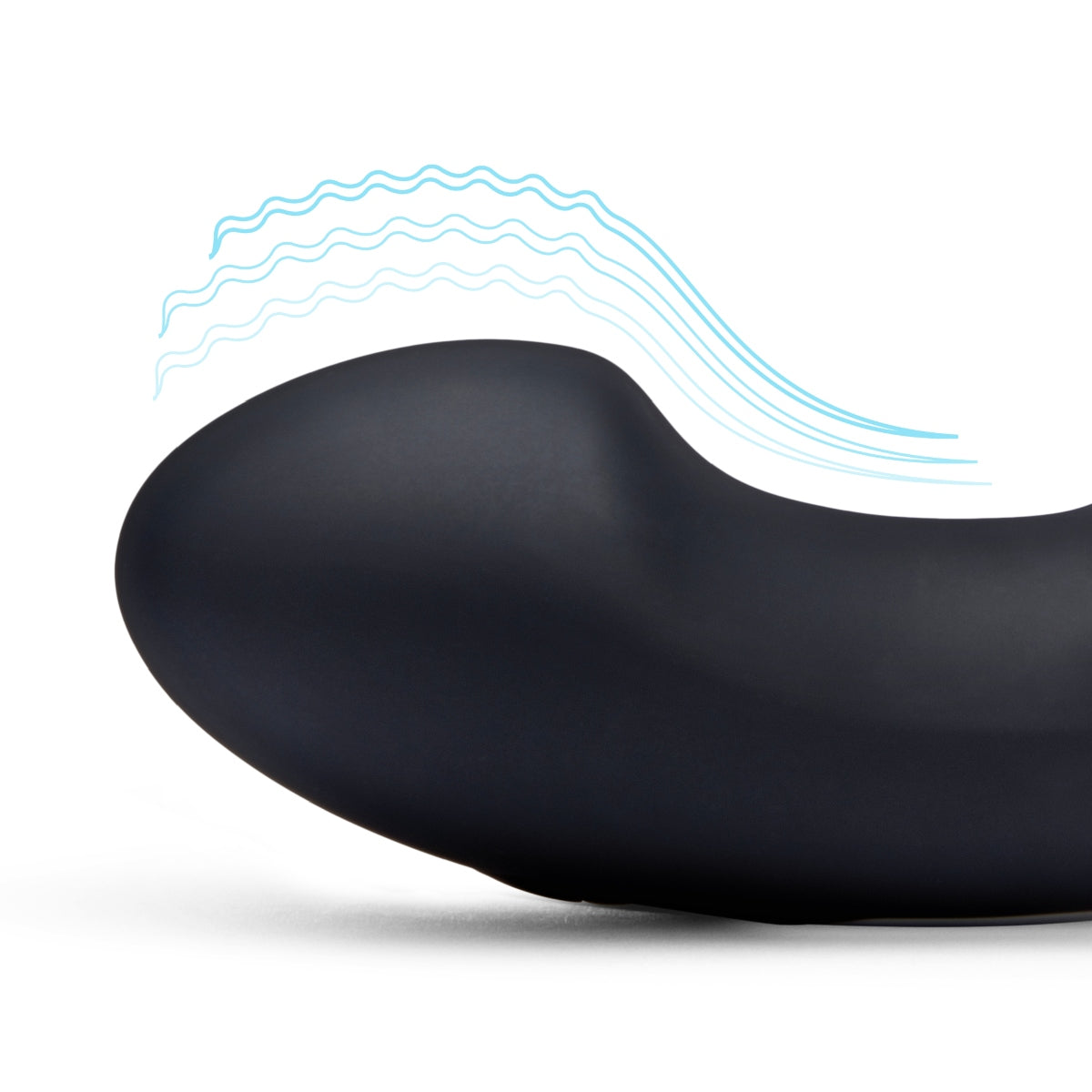 Blue Line Prober Dual Vibrating Remote Controlled Prostate Stimulator Black - Simply Pleasure