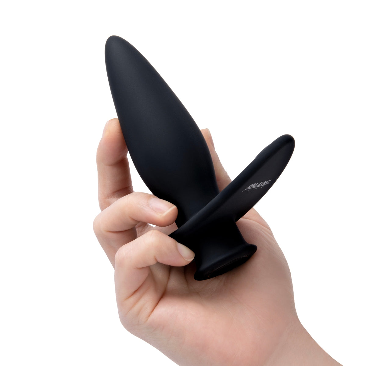 Blue Line Pointer Deep Drilling Remote Controlled Vibrating Butt Plug Black - Simply Pleasure