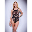 Baci Jacquard Bodysuit Black