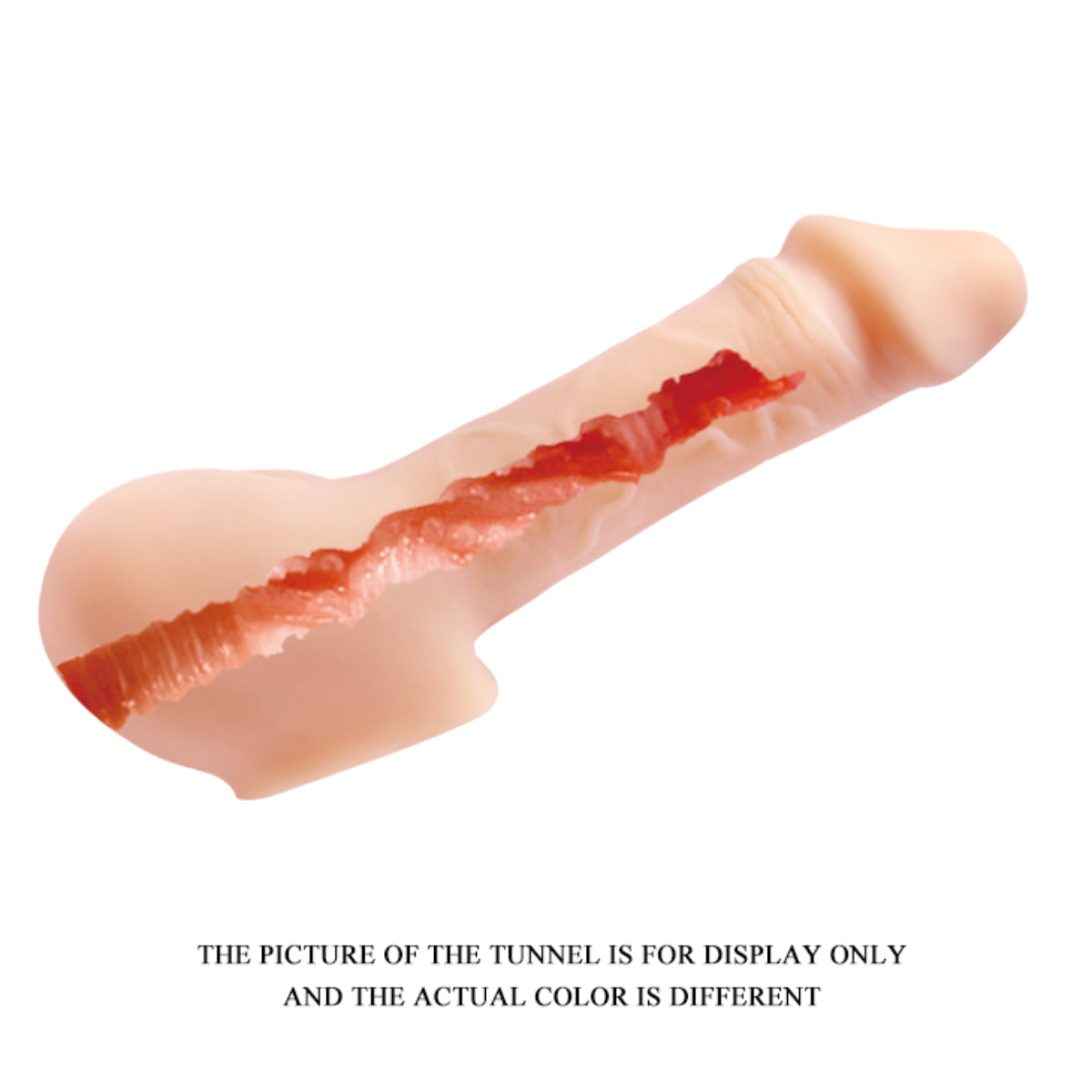 Pretty Love Baile Bigger Man Plus Masturbator Penis Extender 9.5 Inches Light Pink