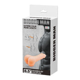 Pretty Love Baile Bigger Man Plus Masturbator Penis Extender 8.5 Inches Light Pink