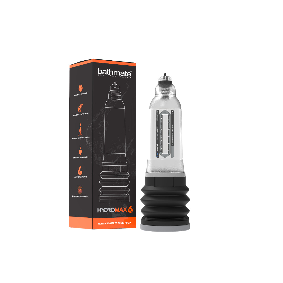 Bathmate Hydromax 6 Penis Pump Clear