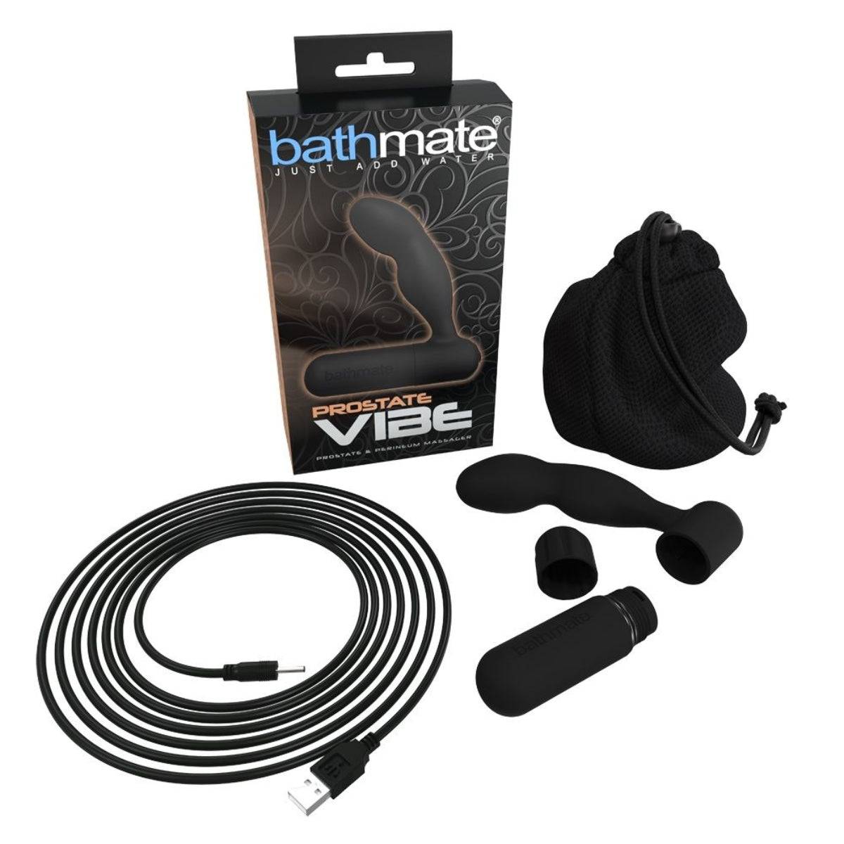 Bathmate Prostate Vibe Prostate Massager Black - Simply Pleasure