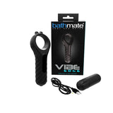 Bathmate Vibe Edge Vibrating Glans Tickler Black - Simply Pleasure