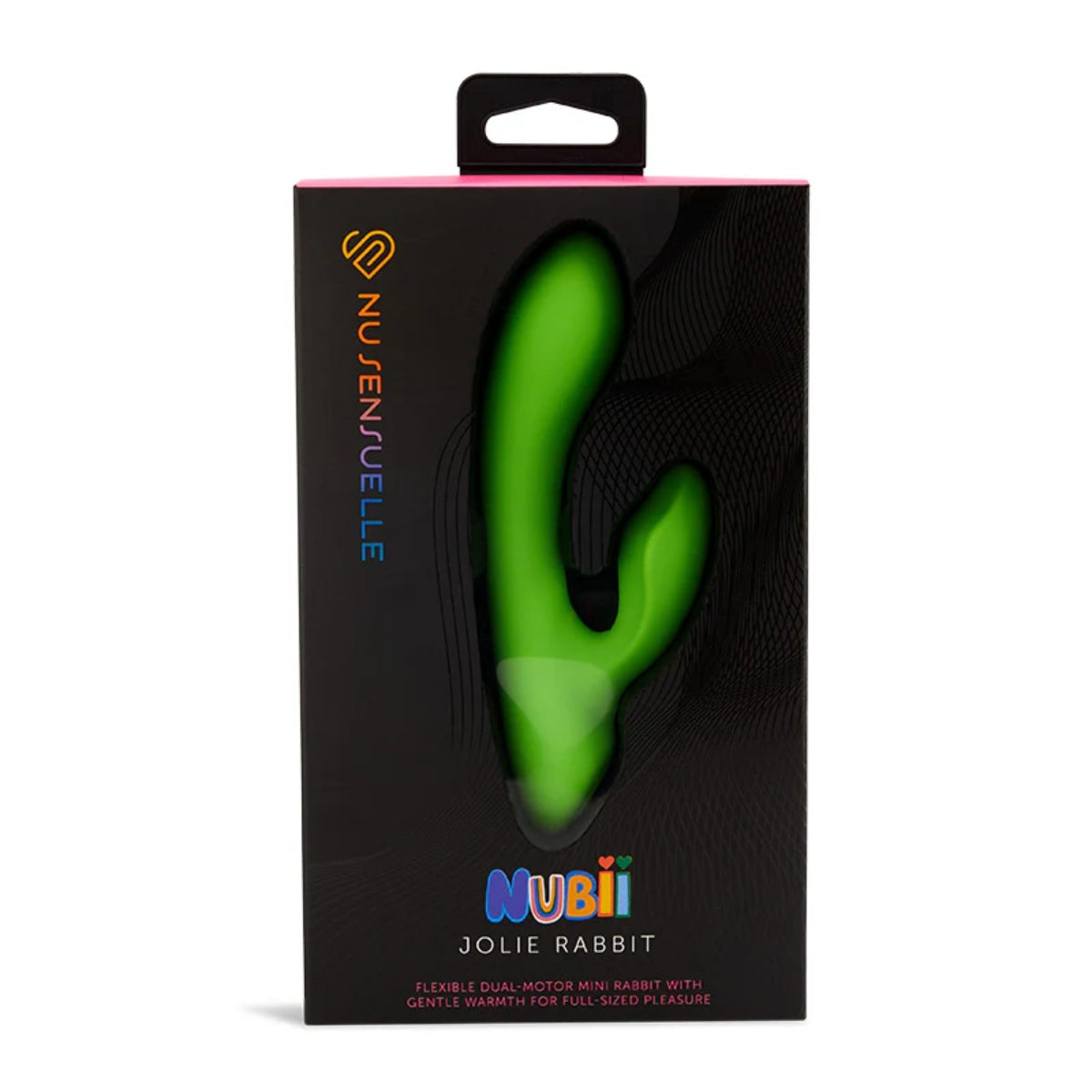 Nu Sensuelle Jolie Nubii Warming Mini Rabbit Vibrator Lime Green