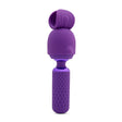 Nu Sensuelle Harlow Nubii Mini Wand Massager With Masturbator Purple