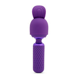 Nu Sensuelle Harlow Nubii Mini Wand Massager With Masturbator Purple