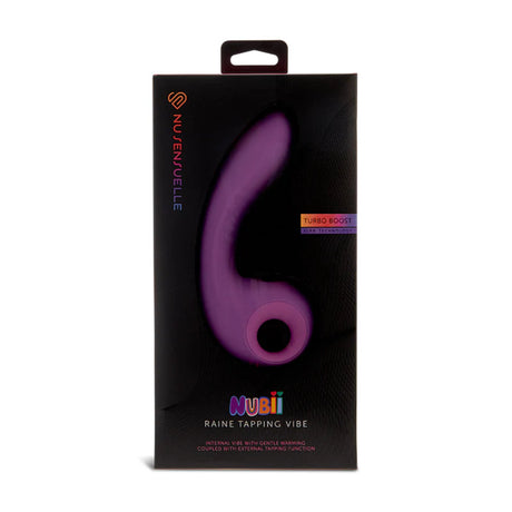 Nu Sensuelle Raine Nubii External Warming & Tapping Vibrator Purple