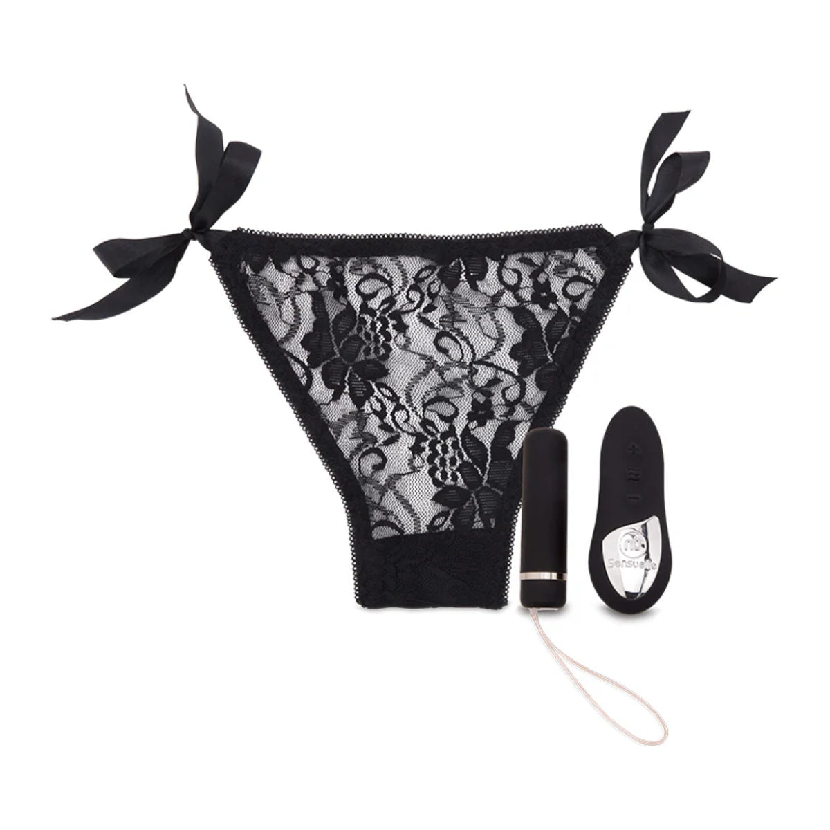 Nu Sensuelle Remote Control Pleasure Panty With Vibrator Black