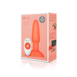 b-Vibe Rimming 2 Remote Control Vibrating Butt Plug Orange