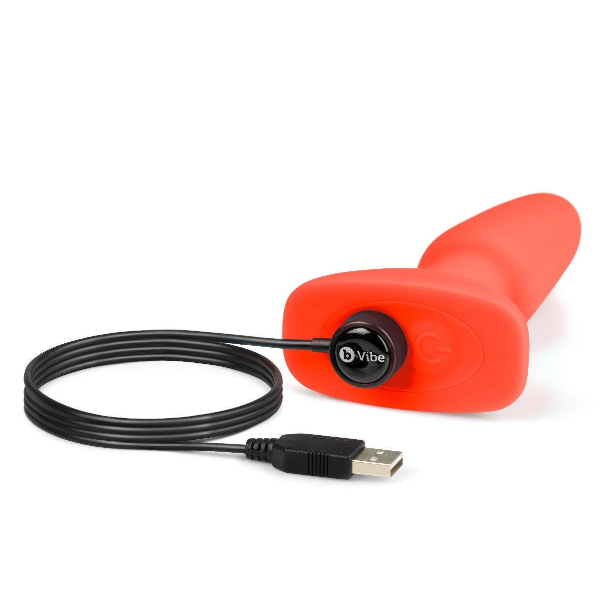 b-Vibe Rimming 2 Remote Control Vibrating Butt Plug Orange