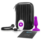 b-Vibe Novice Remote Control Vibrating Butt Plug Fuchsia