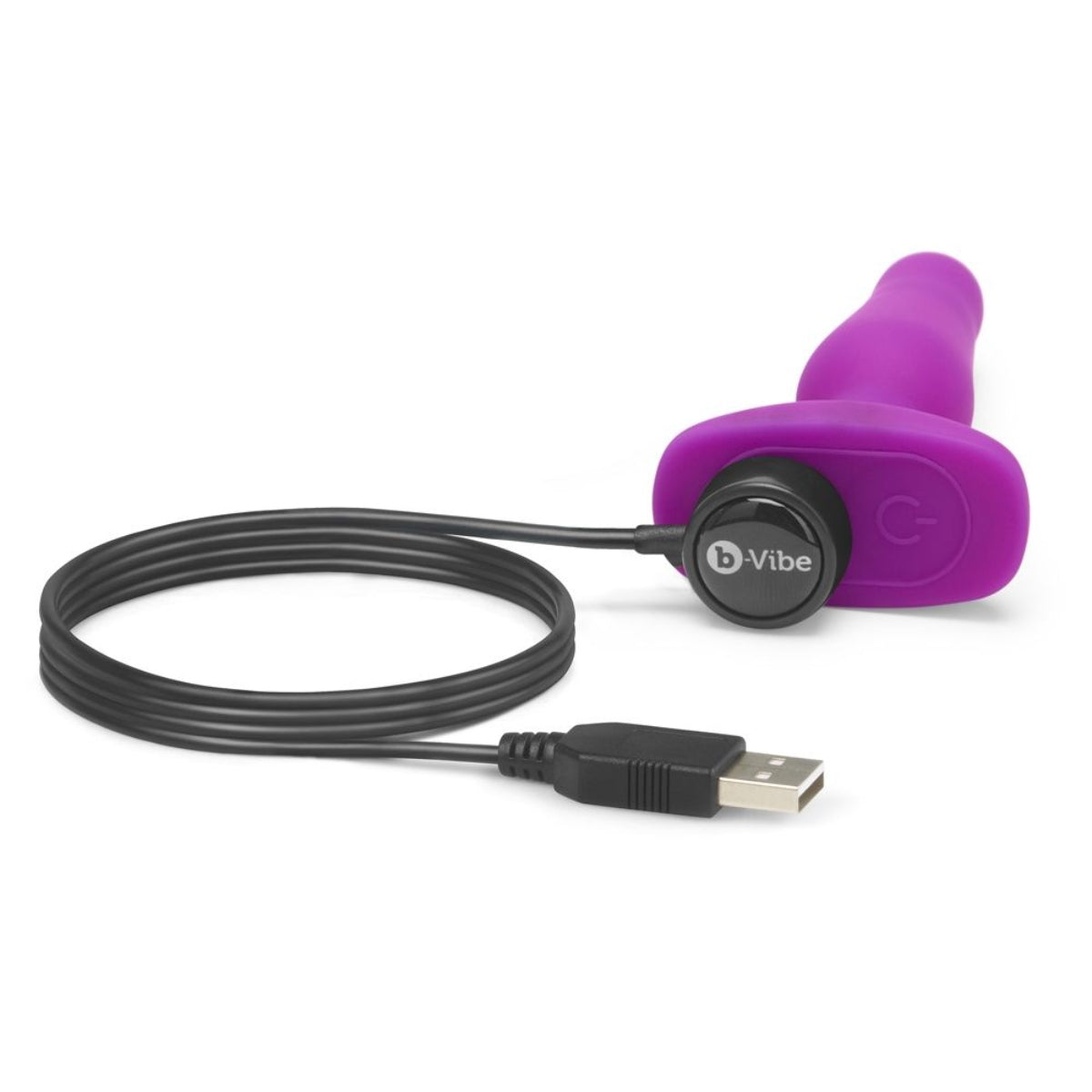 b-Vibe Novice Remote Control Vibrating Butt Plug Fuchsia