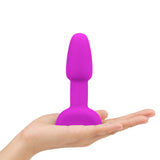 b-Vibe Rimming Petite Remote Control Vibrating Butt Plug Fuchsia