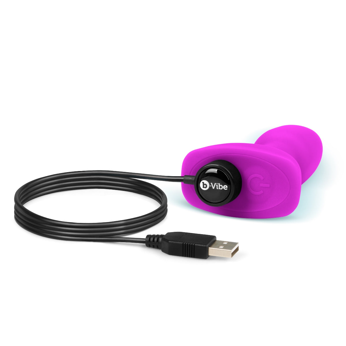 b-Vibe Rimming Petite Remote Control Vibrating Butt Plug Fuchsia