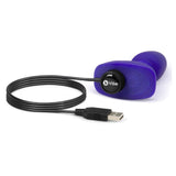 b-Vibe Rimming Petite Remote Control Vibrating Butt Plug Purple