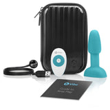 b-Vibe Rimming Petite Remote Control Vibrating Butt Plug Teal