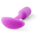 b-Vibe Snug Plug 1 Weighted Silicone Butt Plug Fucshia